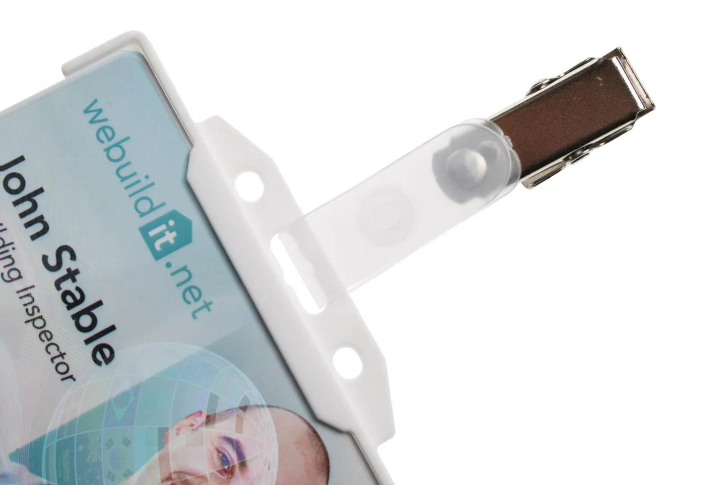 Crocodile ID Card Clip With Nylon Strap
