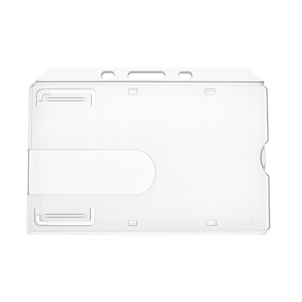 Enclosed Landscape ID Card Holder