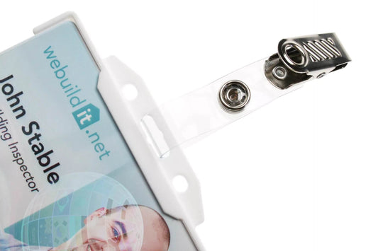 Crocodile Clip With Metal Popper Strap