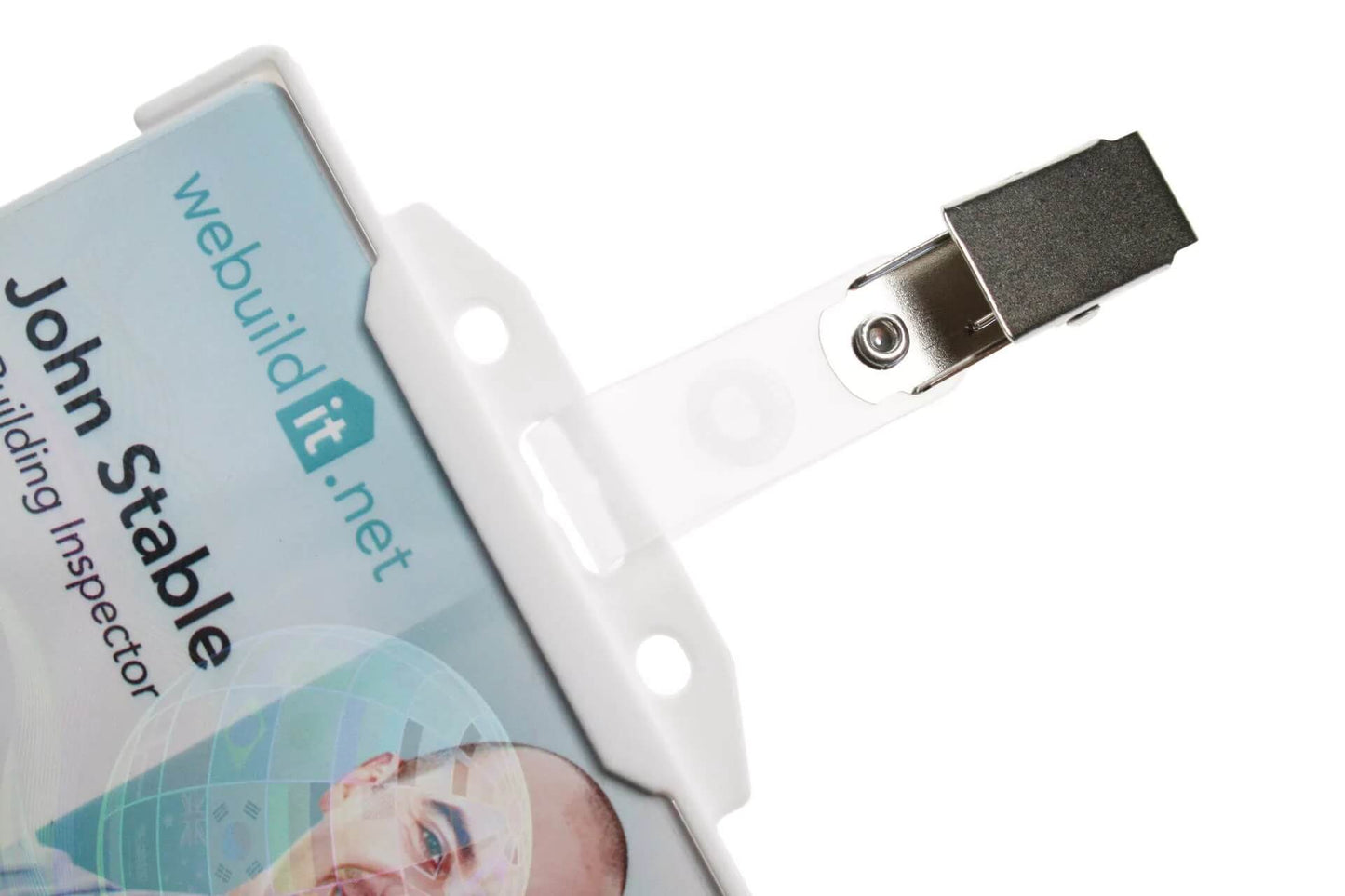 Crocodile ID Card Clip With Nylon Strap