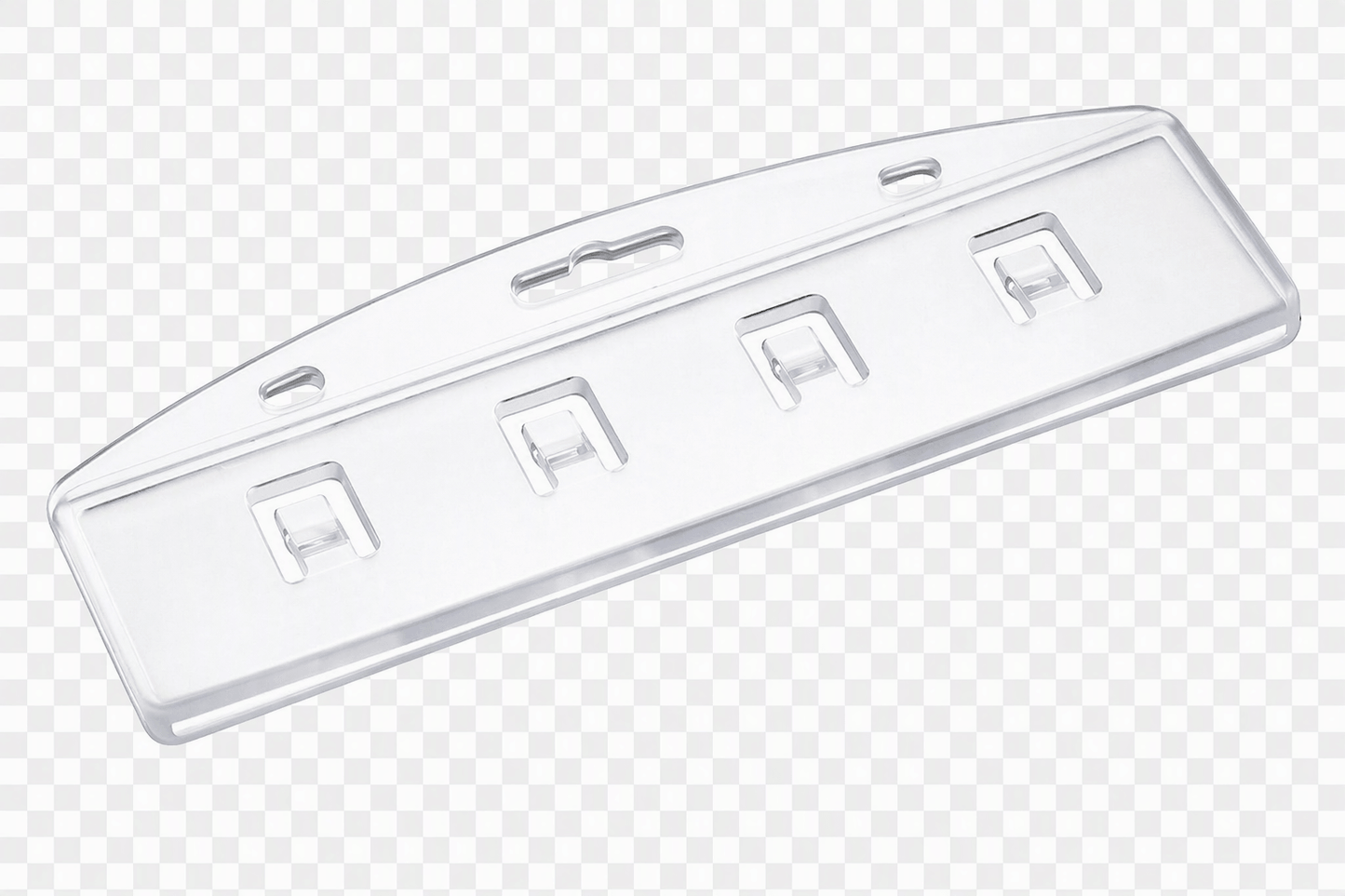 Enclosed Rigid Half ID Card Holder - Landscape